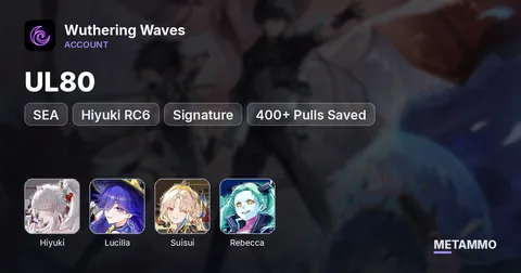 SEA UL80 | Hiyuki RC6 + Signature | Lucilla + Signature | Suisui | Rebecca | 400+ Pulls Saved