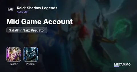 Mid Game Account | Galathir Naiz Predator