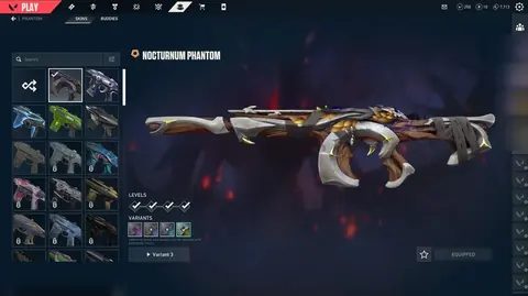 EU | Singularity Bundle, Kuronami Bundle, Nocturnum Bundle | 45k VP | Diamond | 3x Knives / 32x Skins - Valorant account screenshot 3
