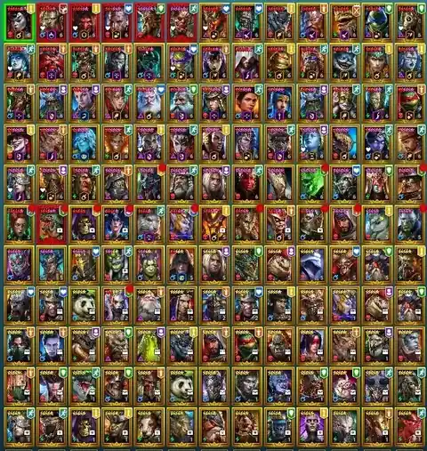 Level 100 | 136 Legendaries | 7 Mythicals | Tekteon 6* Horse 5* - Raid: Shadow Legends account screenshot 1