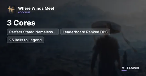 Perfect Stated Nameless Speedrunner | Leaderboard Ranked DPS | 3 Cores | 25 Rolls to Legend