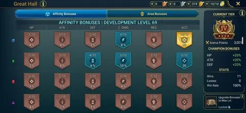 Level 76 | 5.25M Power | 2 Mythical Champions | 1793 Shards - Raid: Shadow Legends account screenshot 2