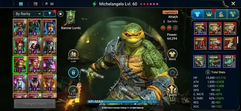 Level 76 | 5.25M Power | 2 Mythical Champions | 1793 Shards - Raid: Shadow Legends account screenshot 4