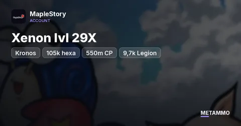 Kronos | Xenon lvl 29X | 105k hexa | 550m CP | 9,7k Legion