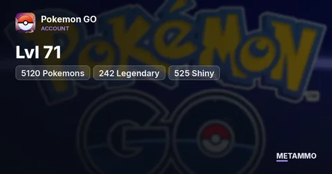 Lvl 71 - 5120 Pokemons / 242 Legendary / 525 Shiny / Galar Birds Trio /