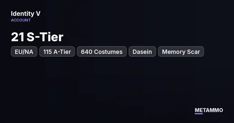 EU/NA | 21 S-Tier + 115 A-Tier | 640 Costumes | Dasein, Memory Scar, Black Vulture | P5/DR/BSD Crossover