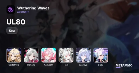 Sea | UL80 | S6 CARTE S6 CARLOTTA S6 AEMEATH S4 SK S4 JHINSI S3 HSIN S1 MORNYE S1 LUCY
