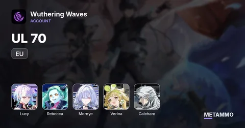 UL 70+ - EU - Lucy S6, Rebecca, Mornye S1, Verina S1, Calcharo - PC
