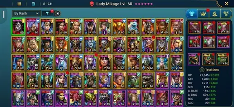 8.7M PP Account | Marichka + Taras & Ankora + Na***s Duos - Raid: Shadow Legends account screenshot 4