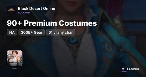 NA | Lahn | 90+ Premium Costumes | 300B+ Gear | 61lvl any char