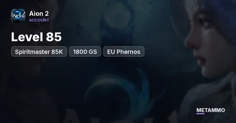 Spiritmaster 85K | Level 85 | 1800 GS | EU Phernos