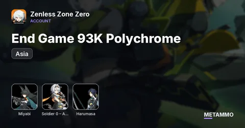 Asia End Game 93K Polychrome | Miyabi, S Anby, Harumasa | Lucy Summer Skin