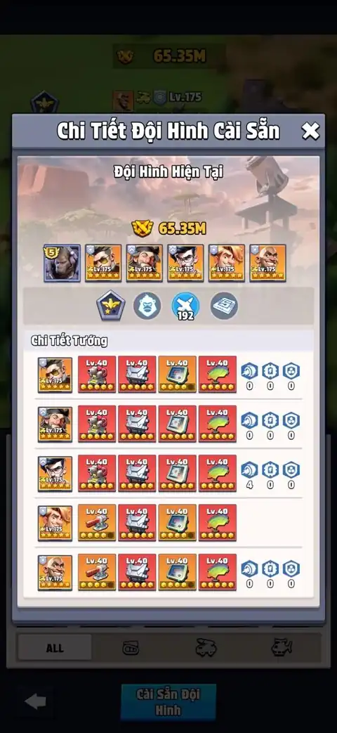 VIP16 Server 1466 | 185.7M THP | Missile Team 65M | HQ35 - Last War: Survival account screenshot 1