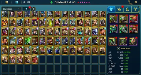 15m Power | 5 Mythics | Bayek, All Assassins + 4 Turtles, Titus+Wixwell, Hilvi, Niamhe - Raid: Shadow Legends account screenshot 2