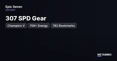 Champion V | 307 SPD Gear | 70K+ Energy | 782 Bookmarks