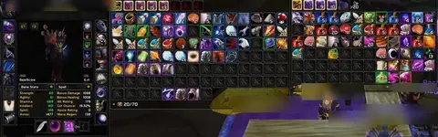 Spineshatter - Blood Elf Paladin 70 ■ Prot 2204 GS ■ Sunwell Ready ■ Lock 1954 GS ■ T5 ■ Enchant 375 ■ Fly 100% - World of Warcraft: Classic account screenshot 3