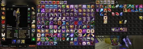 Spineshatter - Blood Elf Paladin 70 ■ Prot 2204 GS ■ Sunwell Ready ■ Lock 1954 GS ■ T5 ■ Enchant 375 ■ Fly 100% - World of Warcraft: Classic account screenshot 4
