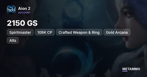 Spiritmaster | 2150 GS | 109K CP | Crafted Weapon & Ring | Gold Arcana | Alts | EU Israphel