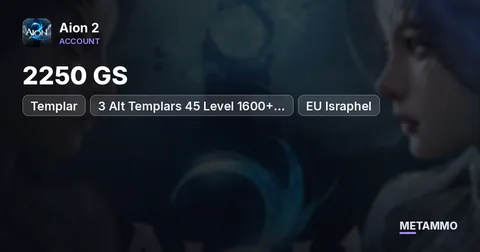 Templar | 2250 GS | 3 Alt Templars 45 Level 1600+ GS | EU Israphel