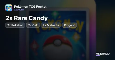 2x Rare Candy | 2x Pokeball | 2x Oak | 2x Meloetta | Pidgeot