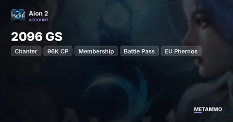 Chanter | 2096 GS | 96K CP | Membership + Battle Pass | EU Phernos