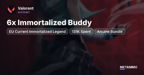 EU Current Immortalized Legend | 6x Immortalized Buddy | 131K Spent | Arcane Bundle
