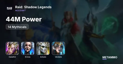 44M Power | 14 Mythicals | Galathir, Krixia, Arbais, Vestele