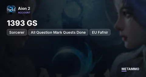Sorcerer | 1393 GS | All Question Mark Quests Done | EU Fafnir