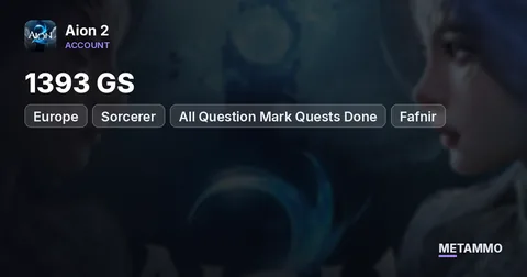 Sorcerer | 1393 GS | All Question Mark Quests Done | EU Fafnir