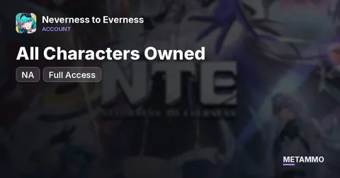 NA All Characters Owned | Full Access | Dummy Email Linked