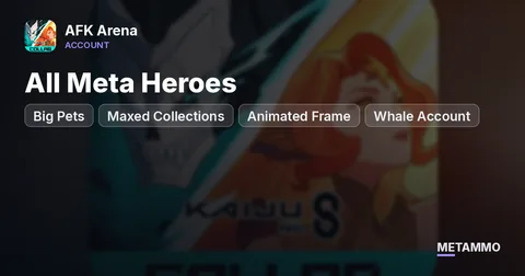 All Meta Heroes | Big Pets | Maxed Collections | Animated Frame | Whale Account