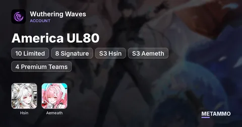 America UL80 | 10 Limited + 8 Signature | S3 Hsin + S3 Aemeth | 4 Premium Teams | ToA 36/36