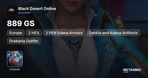 EU 889 GS | 2 HEX + 2 PEN Edana Armors | Dehkia and Kabua Artifacts | Drakania Outfits | EU
