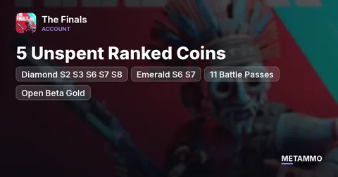 Diamond S2 S3 S6 S7 S8 | Emerald S6 S7 | 5 Unspent Ranked Coins | 11 Battle Passes | Open Beta Gold