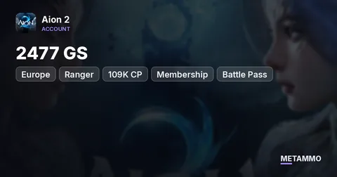 Ranger | 2477 GS | 109K CP | Membership + Battle Pass | EU Zikel