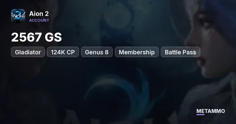 Gladiator | 2567 GS | 124K CP | Genus 8 | Membership + Battle Pass | Alt Lv45 1089 GS | EU Zikel