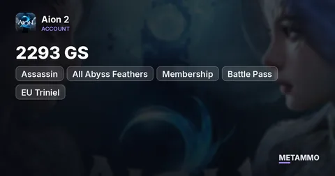 Assassin | 2293 GS | All Abyss Feathers | Membership + Battle Pass | EU Triniel