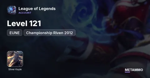 EUNE | Level 121 | Silver Kayle | Championship Riven 2012
