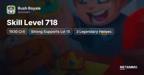 1930 Crit | Skill Level 718 | Phoenix, Harlequin, Banshee Lvl 16 | Strong Supports Lvl 15 | 3 Legendary Heroes