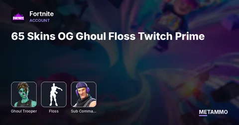 65 Skins OG Ghoul Floss Twitch Prime