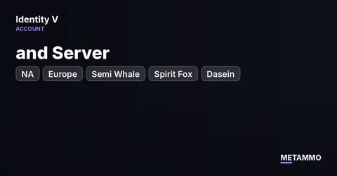 NA and EU Server | Semi Whale | Spirit Fox | Dasein | Duat | Sherlock | Himmel