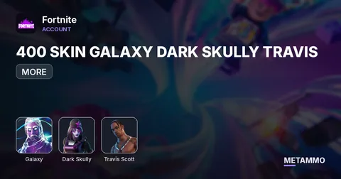 400 SKIN GALAXY DARK SKULLY TRAVIS + MORE