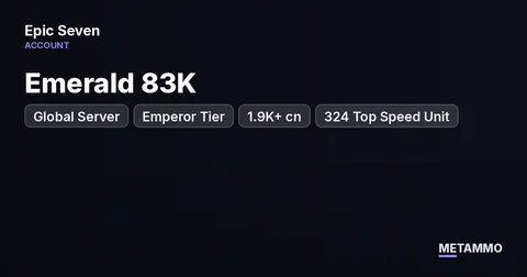 Global Server | Emperor Tier | Emerald 83K | 1.9K+ cn | 324 Top Speed Unit
