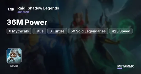 36M Power | 6 Mythicals | Titus + Wixwell | 3 Turtles | 50 Void Legendaries | 423 Speed