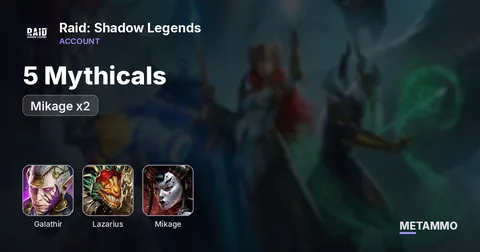 5 Mythicals | Galathir, Lazarius, Mikage x2, Embrus