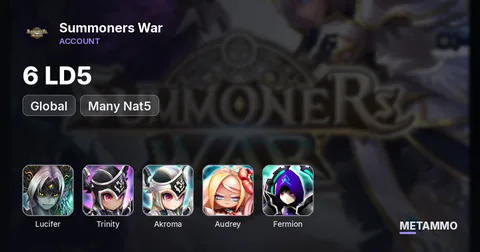 Global | 6 ld5 | Lucifer, Trinity, Akroma, Audrey, Dark Yuritano, Fermion | Many Nat5