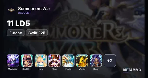 EU | 11 Ld5 | Maxi, Nephtys, Lora, Elena, Eludia, Wedjat, Kiara, Rahul, Dark Gandalf | Swift 225+