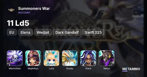 EU | 11 Ld5 | Maxi, Nephtys, Lora, Elena, Eludia, Wedjat, Kiara, Rahul, Dark Gandalf | Swift 225+