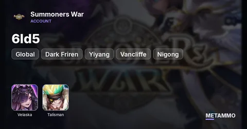 Global | 6ld5 | Velaska, Dark Friren, Talisman, Yiyang, Vancliffe, Nigong, Muriel & Graciah