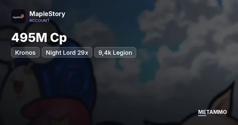 Kronos | Night Lord 29x | 495M Cp | 9,4k Legion | OGE